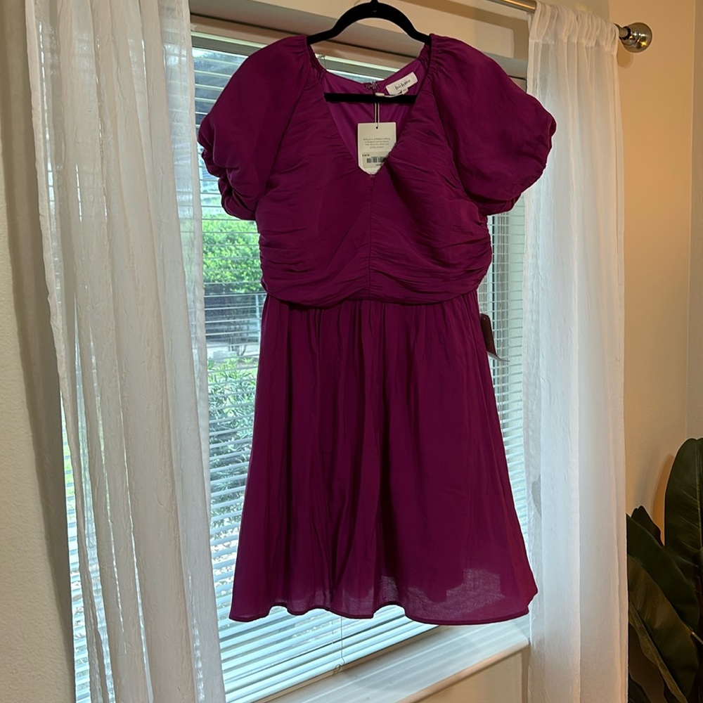 BOHME Magenta/Pink Mini Dress